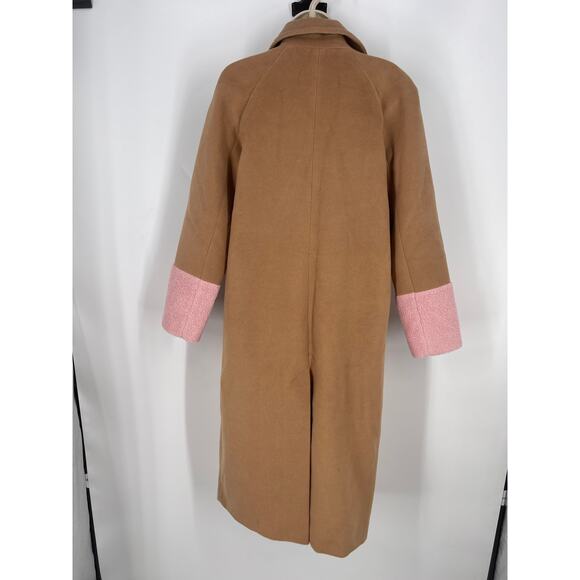 Mural Color Block Combo Coat (B42) - Picture 10 of 11